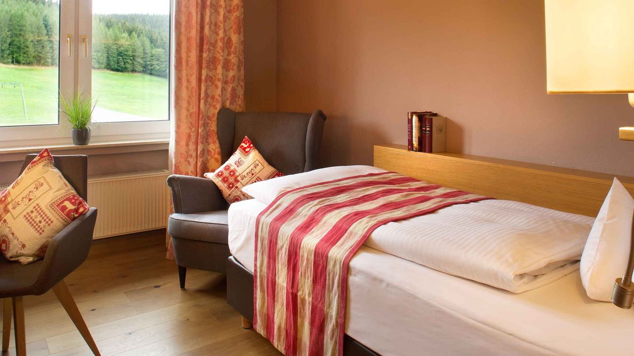 Hotel Rimberg - Einzelzimmer Köppelchen - Wohnbeispiel Hotel Rimberg - Einzelzimmer Köppelchen - Wohnbeispiel